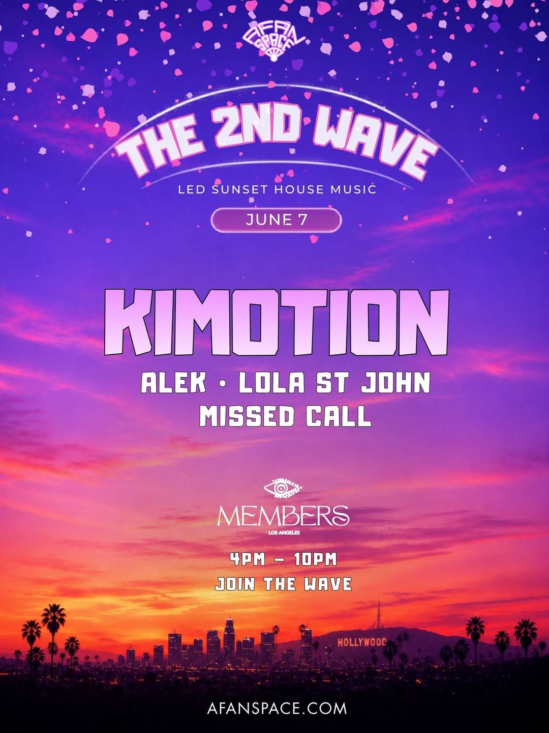 House Music Day Party: The 2nd Wave (Afro House Sunset) Kimotion LA Debut