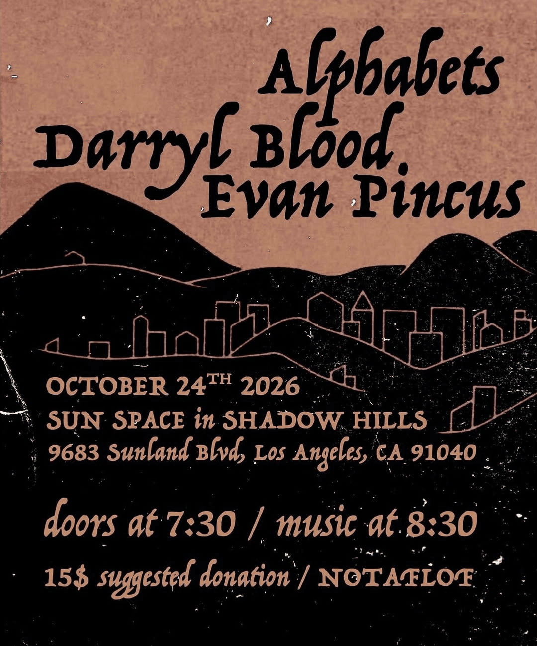 Alphabets, Evan Pincus, Darryl Blood