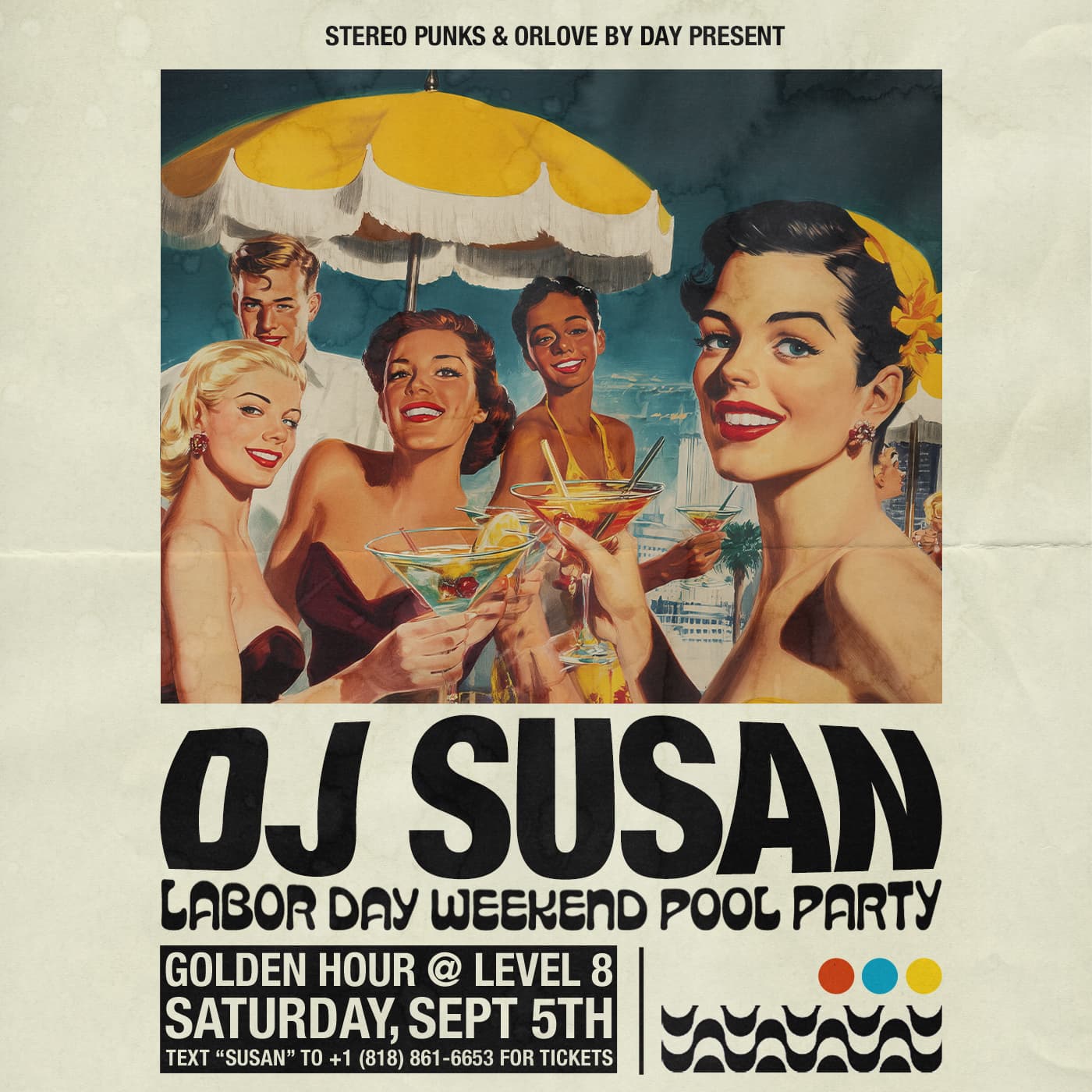 DJ Susan POOL PARTY at Level 8 [Labor Day Saturday]