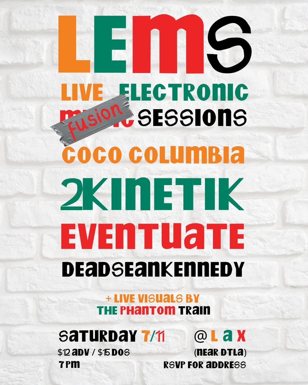 Live Electronic Fusion Sessions