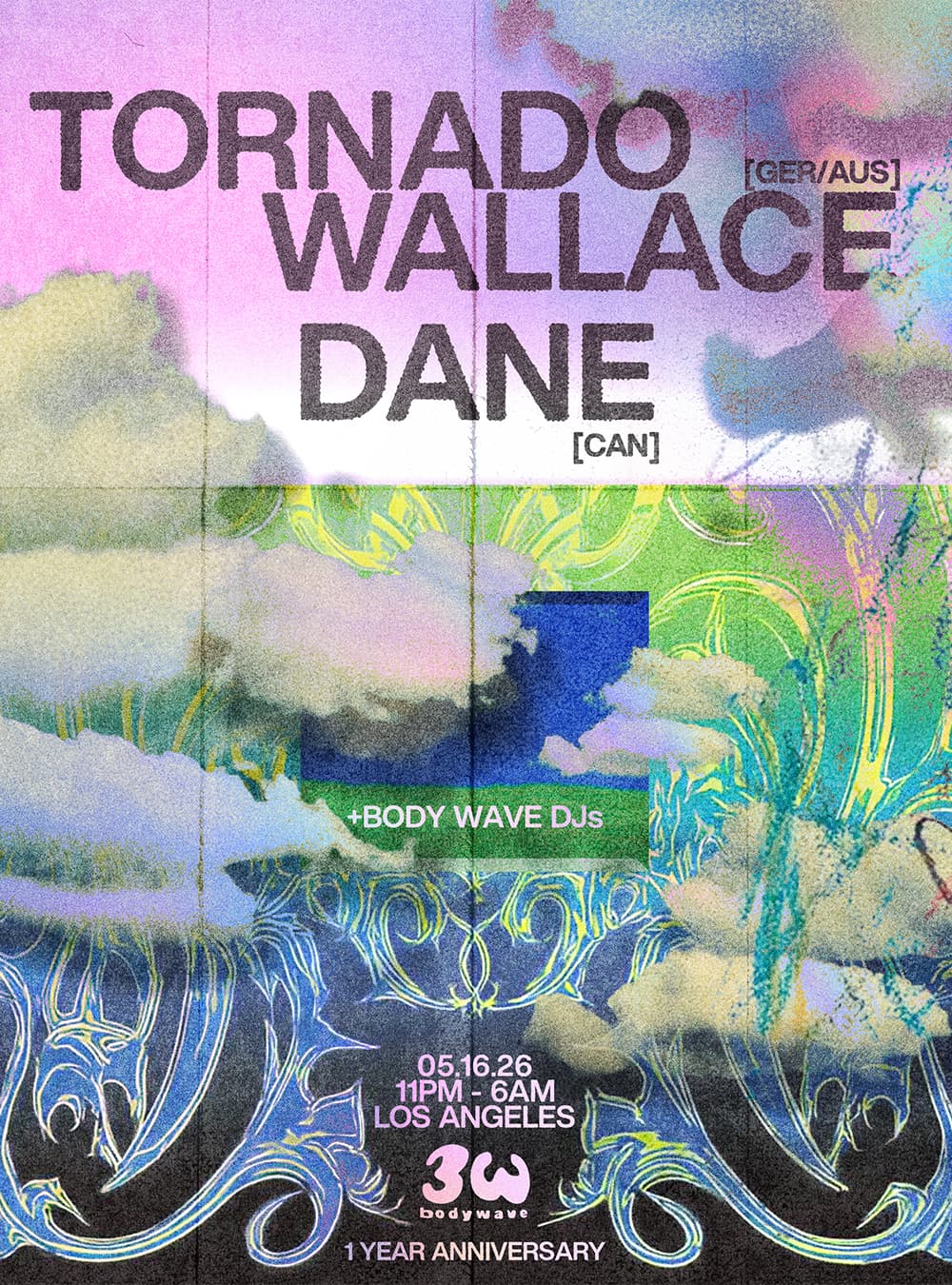 body wave: Tornado Wallace + Special Guest (Canada) | ONE YEAR ANNIVERSARY