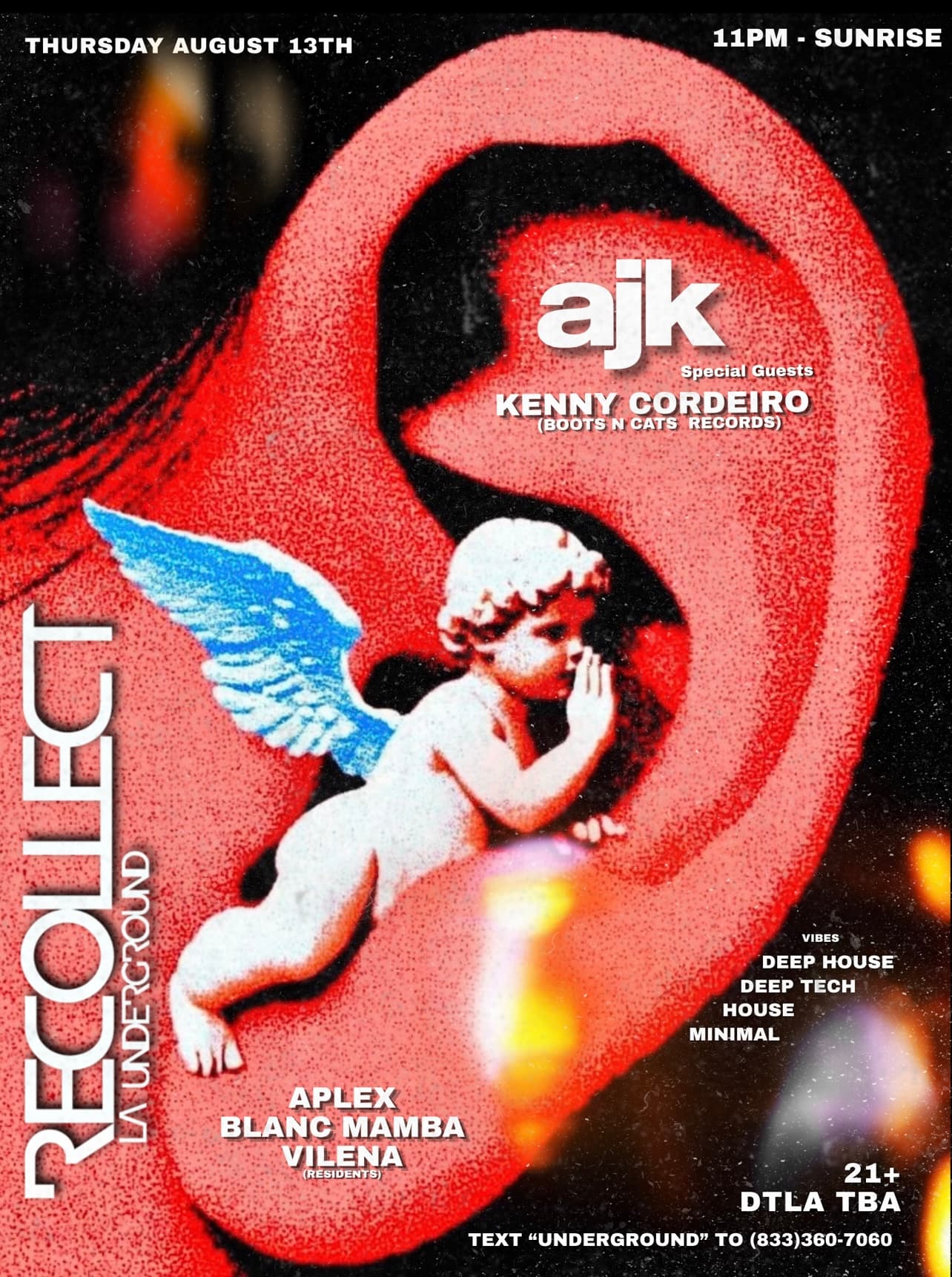 RECOLLECT UNDERGROUND: SPECIAL GUEST AJK AND Kenny Cordeiro