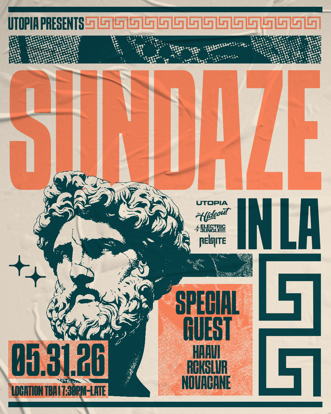 SUNDAZE - Utopia x REUNITE - OPEN AIR EVENT + SECRET HEADLINER