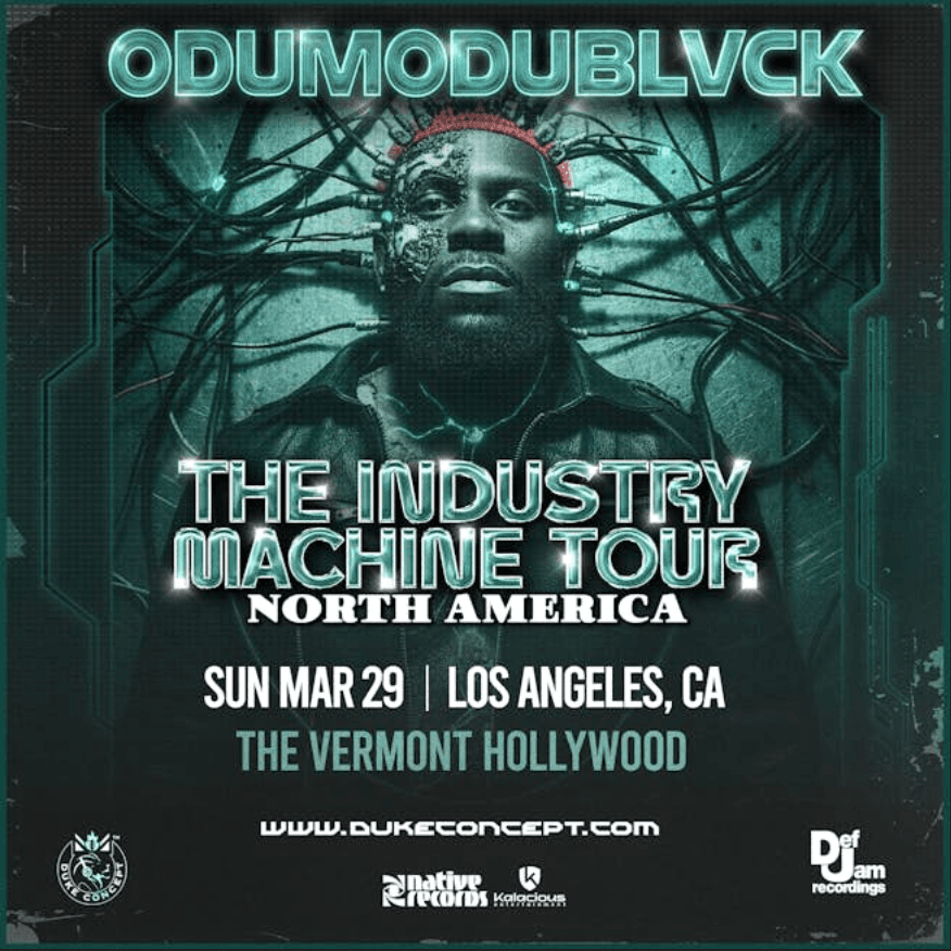 Odumodublvck - The Industry Machine Tour