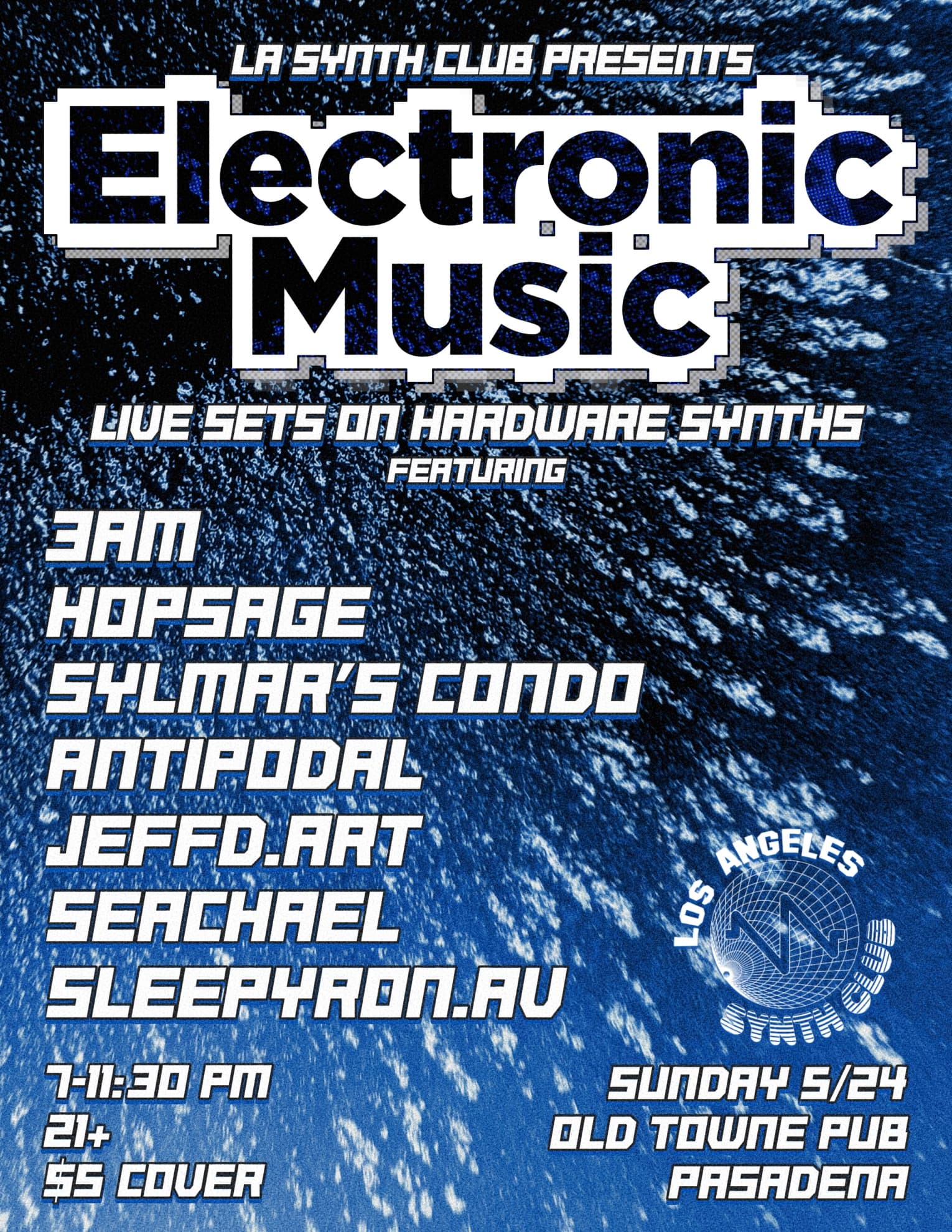 LA Synth Club presents Electronic Music