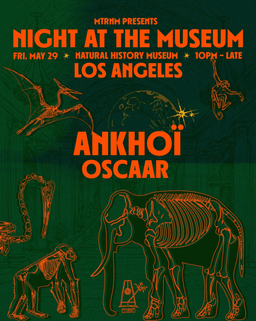 MTRNM presents: Ankhoï at Natural History Museum - LA event