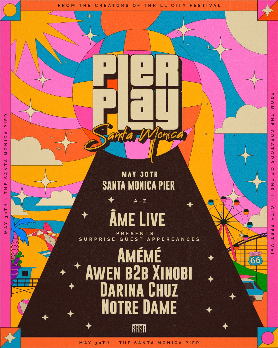 Pier Play feat. Âme (Live) presents... RHYE, AMÉMÉ, Notre Dame + more event