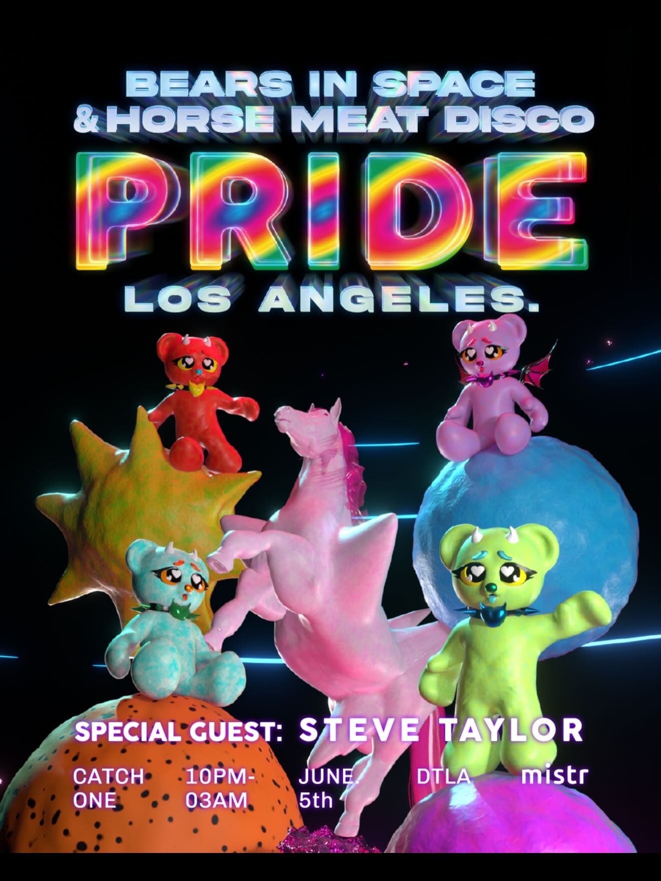 Bears In Space x Horse Meat Disco Pride