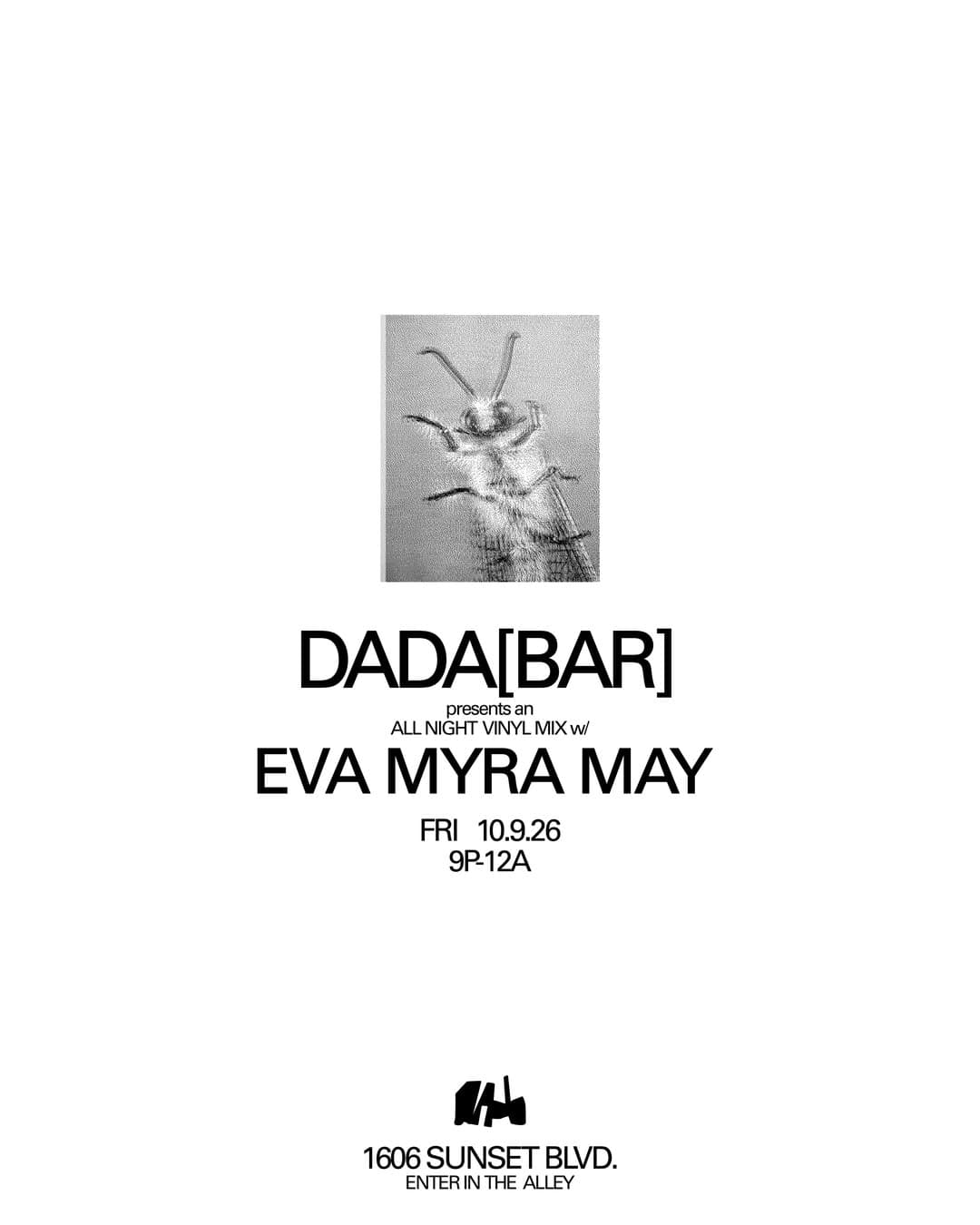 DADA[BAR] presents ALL NIGHT VINYL MIX w/ Eva Myra May
