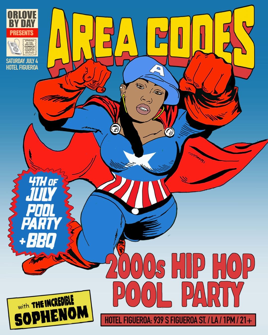 AREA CODES: 2000's Hip Hop POOL PARTY & BBQ [Independence Day]