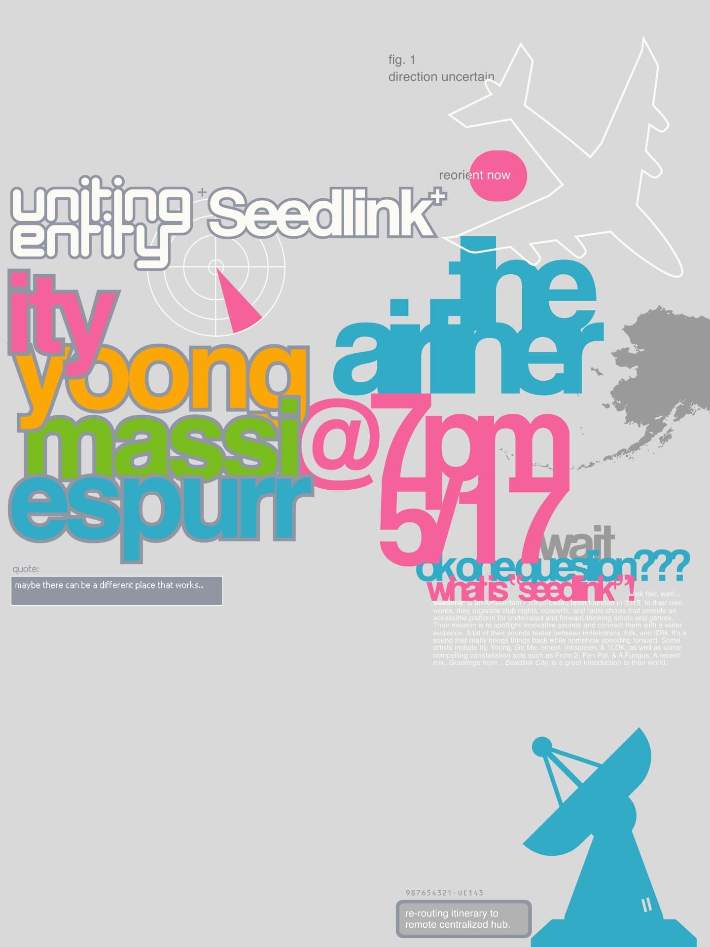 Uniting Entity + Seedlink⁺ present: ity, Yoong, Massi, espurr