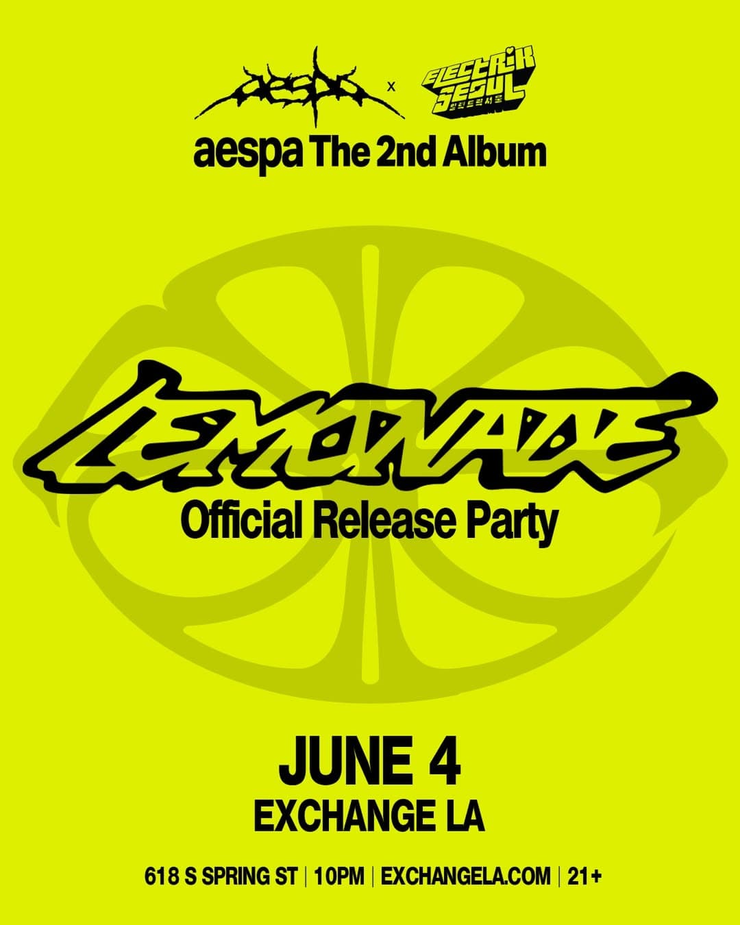 Electrik Seoul: Official aespa LEMONADE Release Party