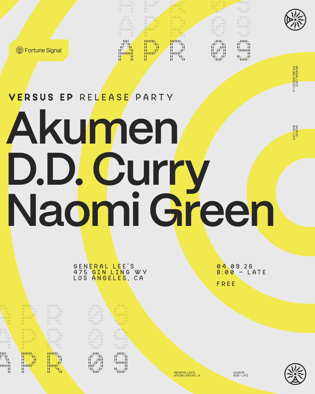 Fortune Signal & Friends: 'Versus' EP release party