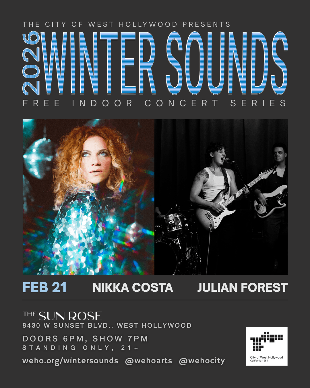 Nikka Costa and Julian Forest at Winter Sounds
