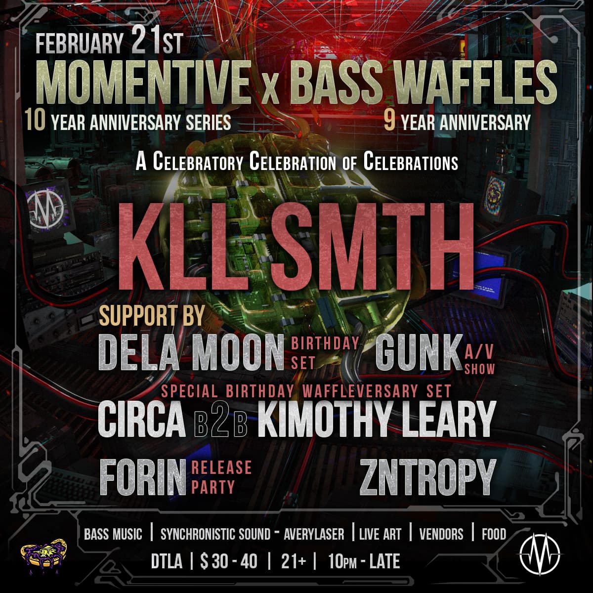 Momentive x BASS WAFFLES feat kLL sMTH