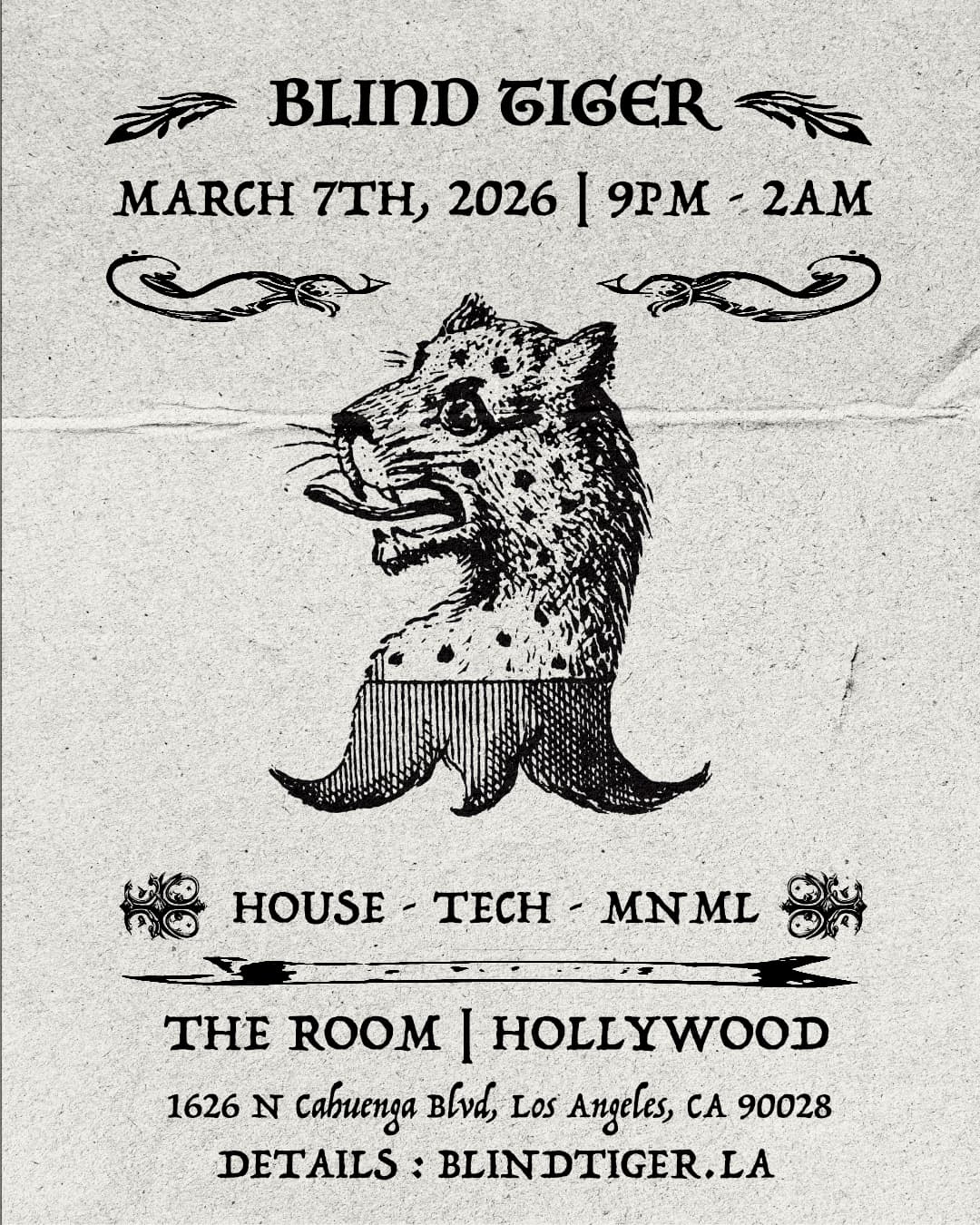 BLIND TIGER The Room