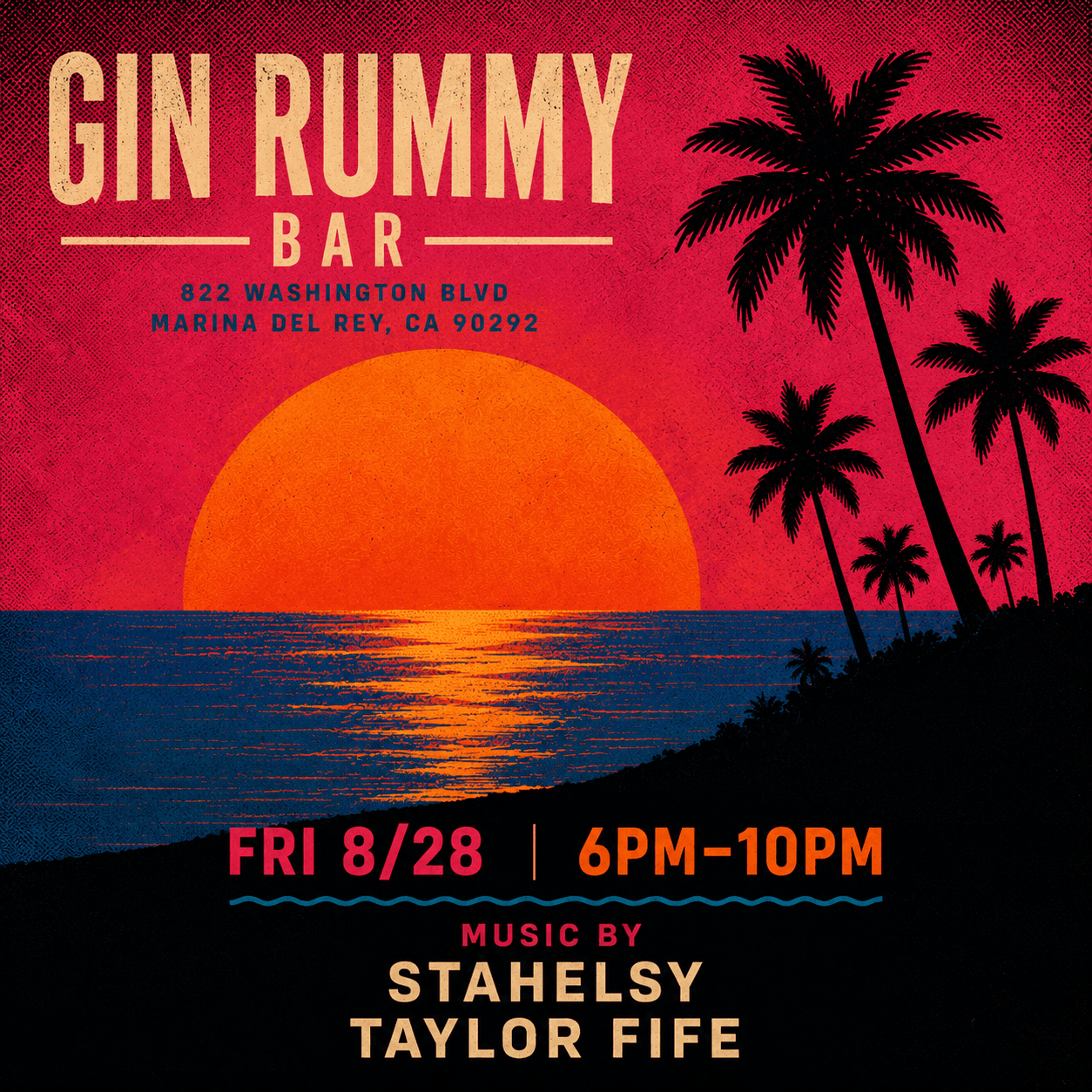 Stahelsy & Taylor Fife at Gin Rummy