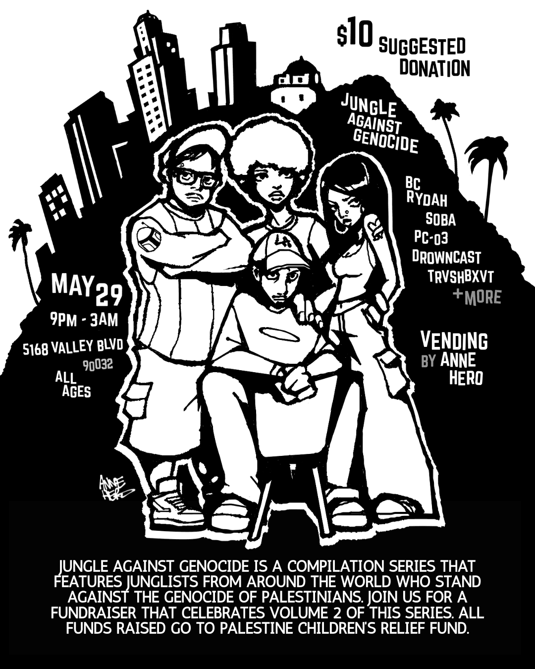 Jungle Against Genocide LA event