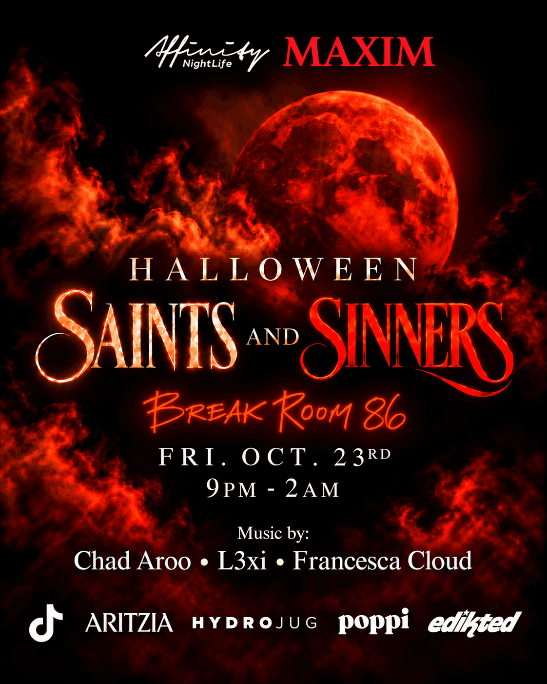 Maxim Magazine's Saints & Sinners Halloween Party