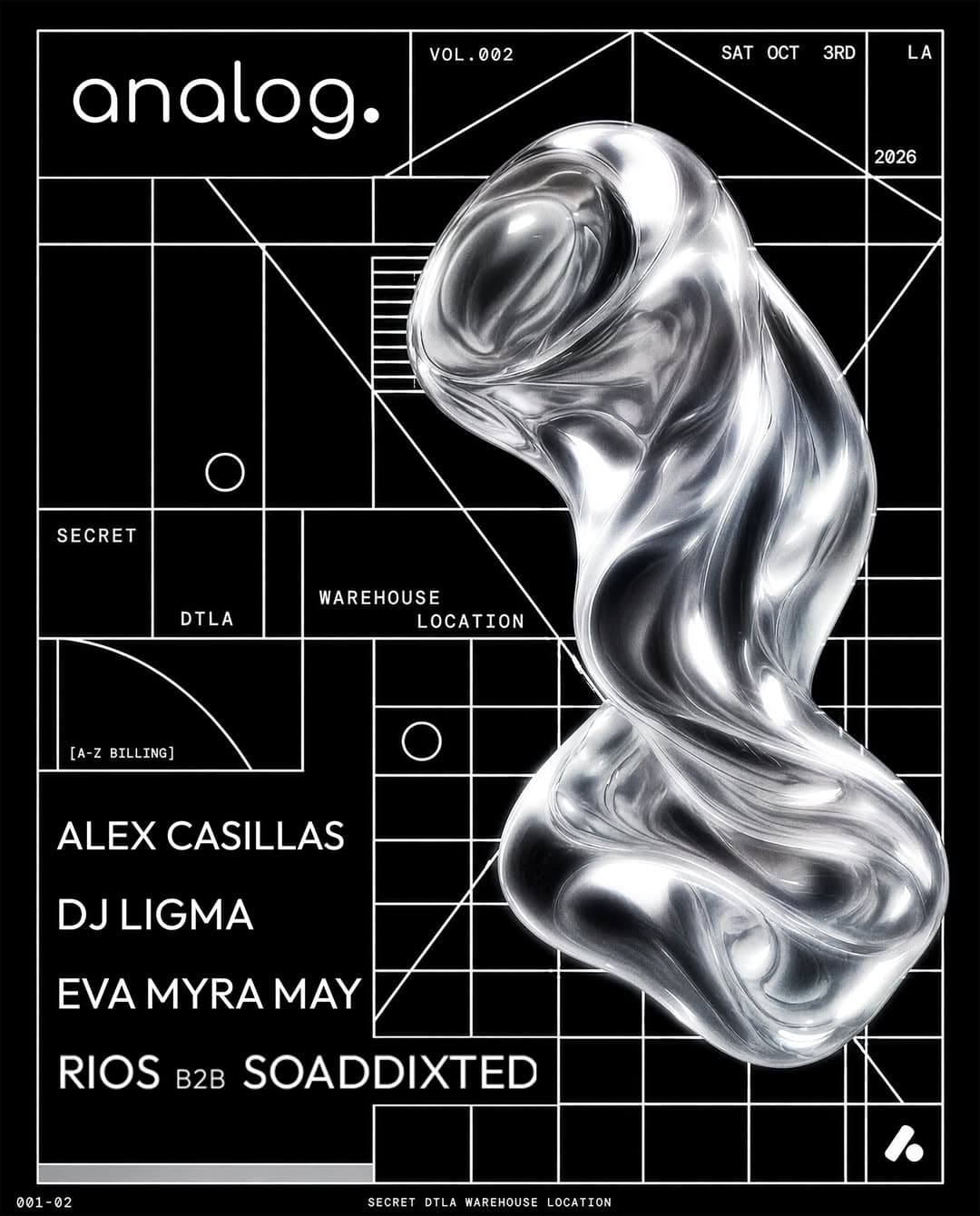 analog presents Alex Casillas, DJ Ligma, Eva Myra May, Rios b2b Soaddixted