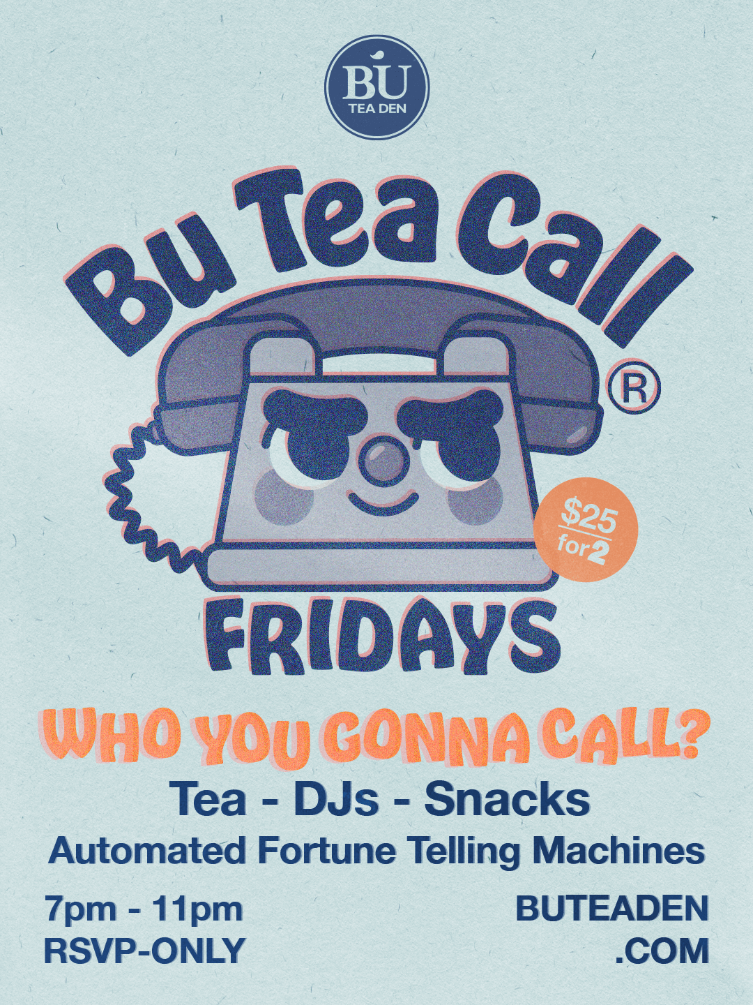 Bu Tea Call Fridays