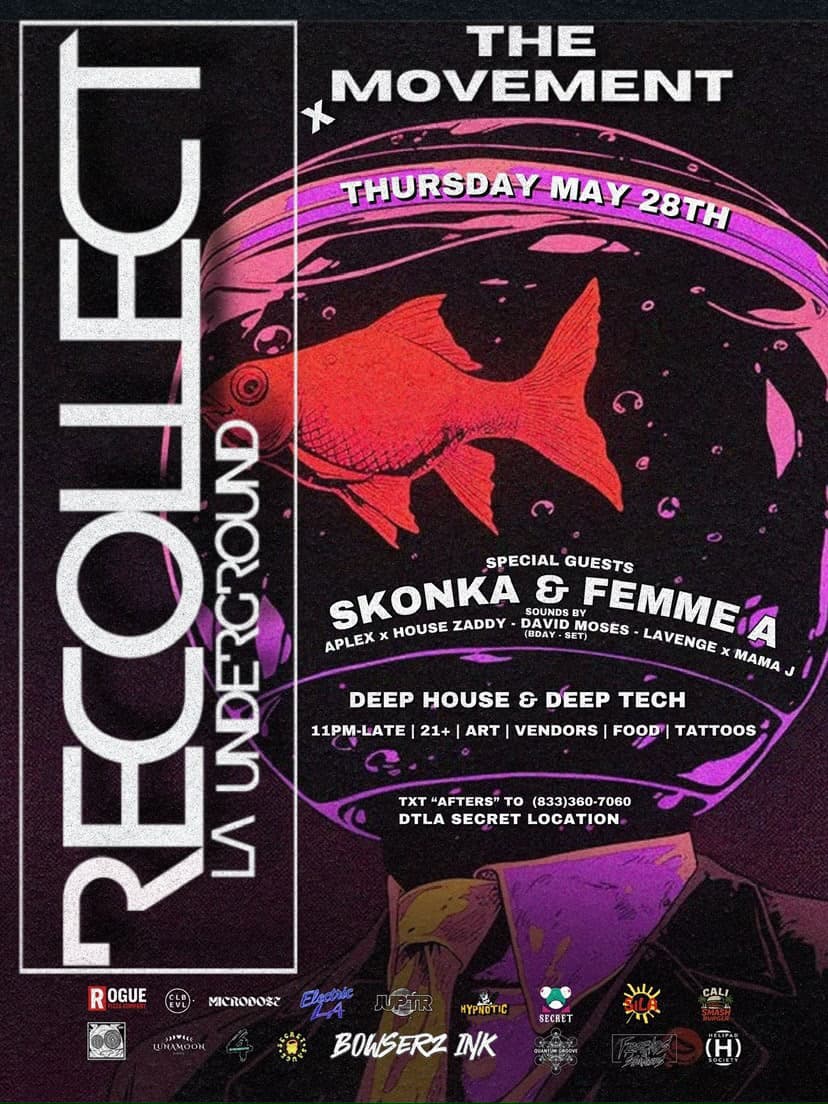RECOLLECT LA UNDERGROUND AFTER HOURS