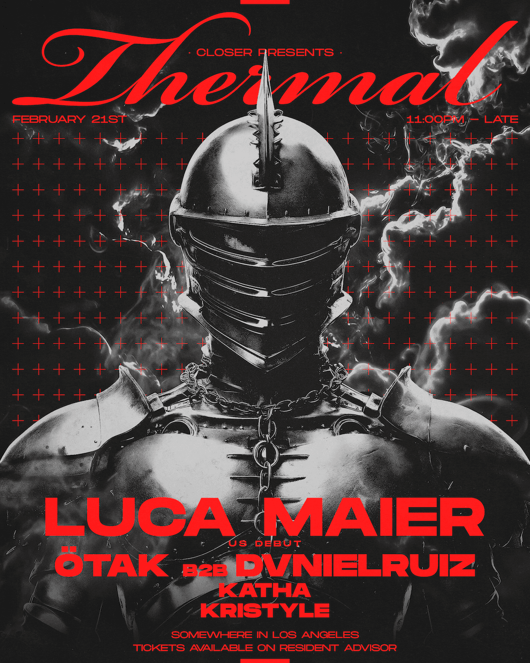 CLOSER presents THERMAL with Luca Maier (US Debut)