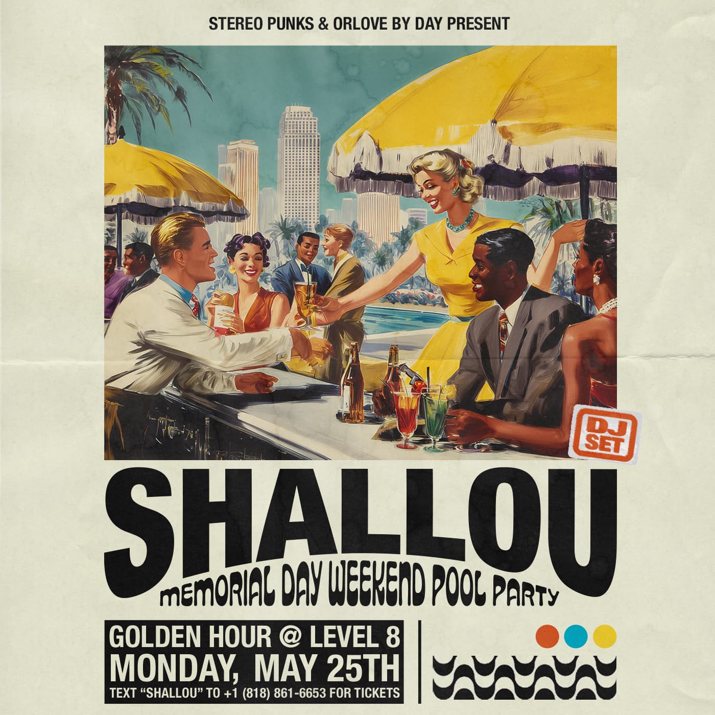 Shallou POOL PARTY at Level 8 [Memorial Day Monday]