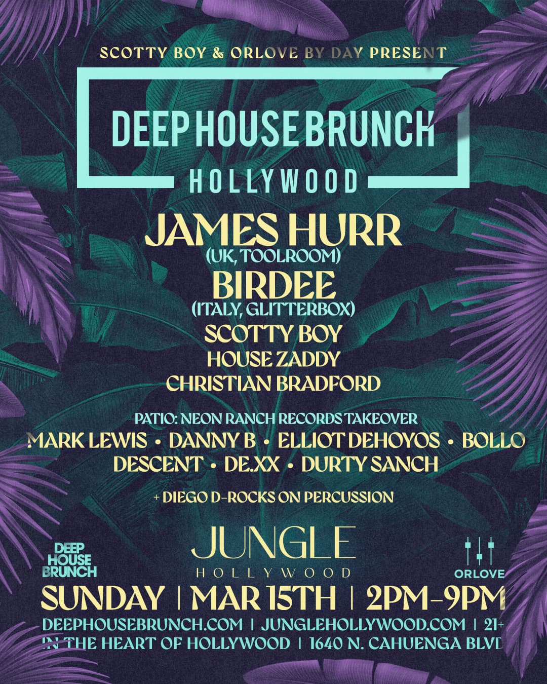 Deep House Brunch: Hollywood