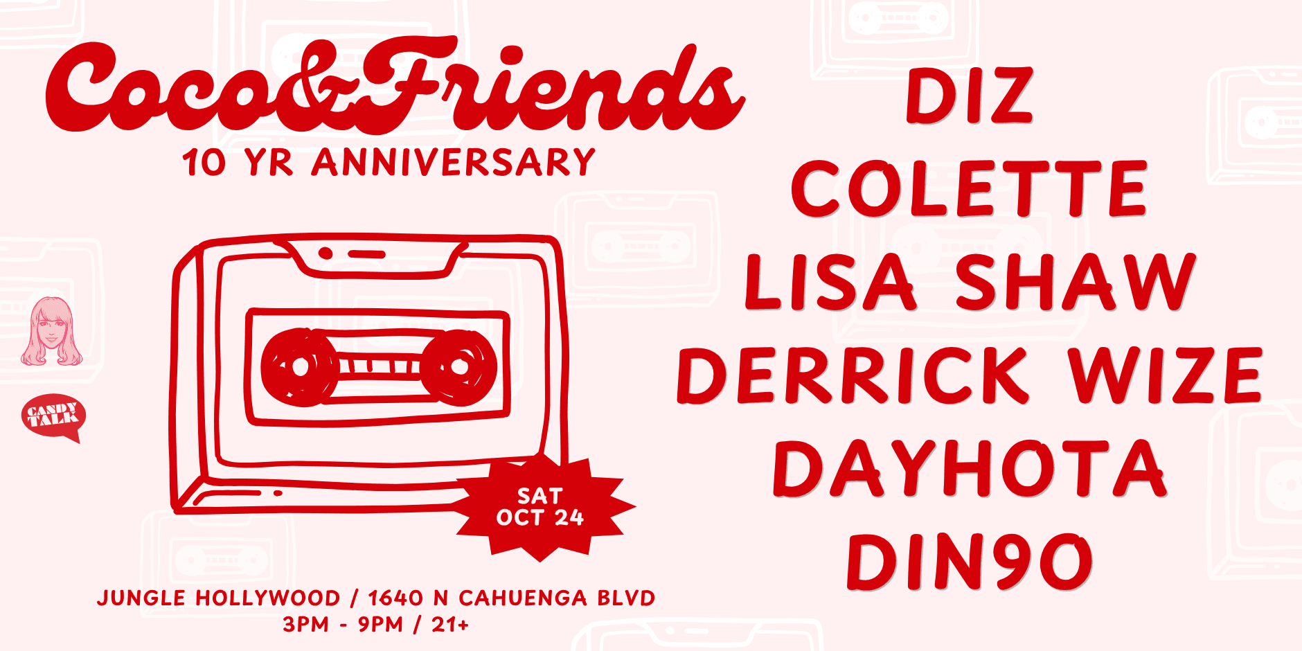 Diz, Colette, Lisa Shaw, Derrick Wize, Dayhota & Din9o
