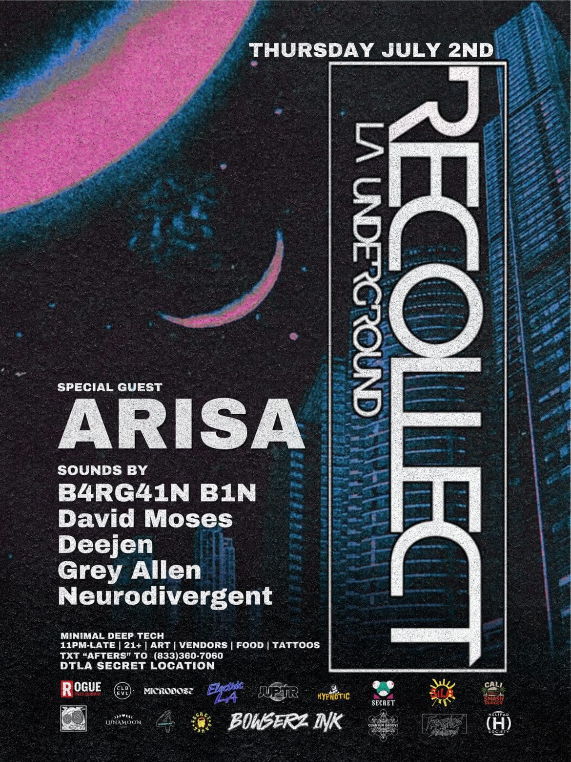 RECOLLECT UNDERGROUND: SPECIAL GUEST ARISA