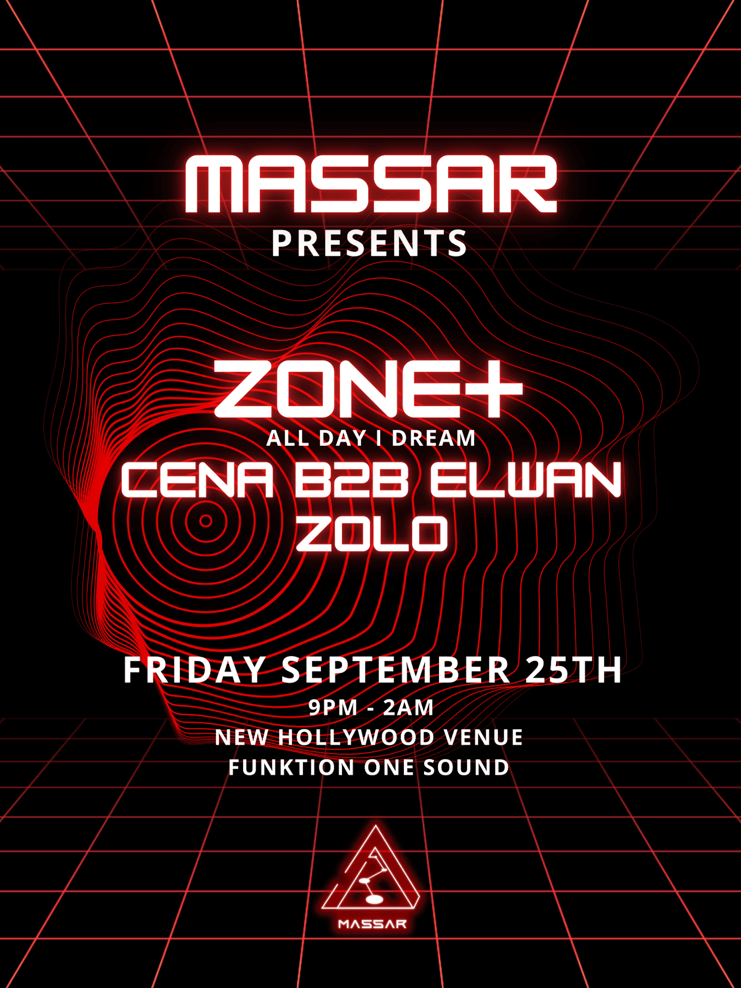 MASSAR presents Zone+ // Cena b2b Elwan // Zolo