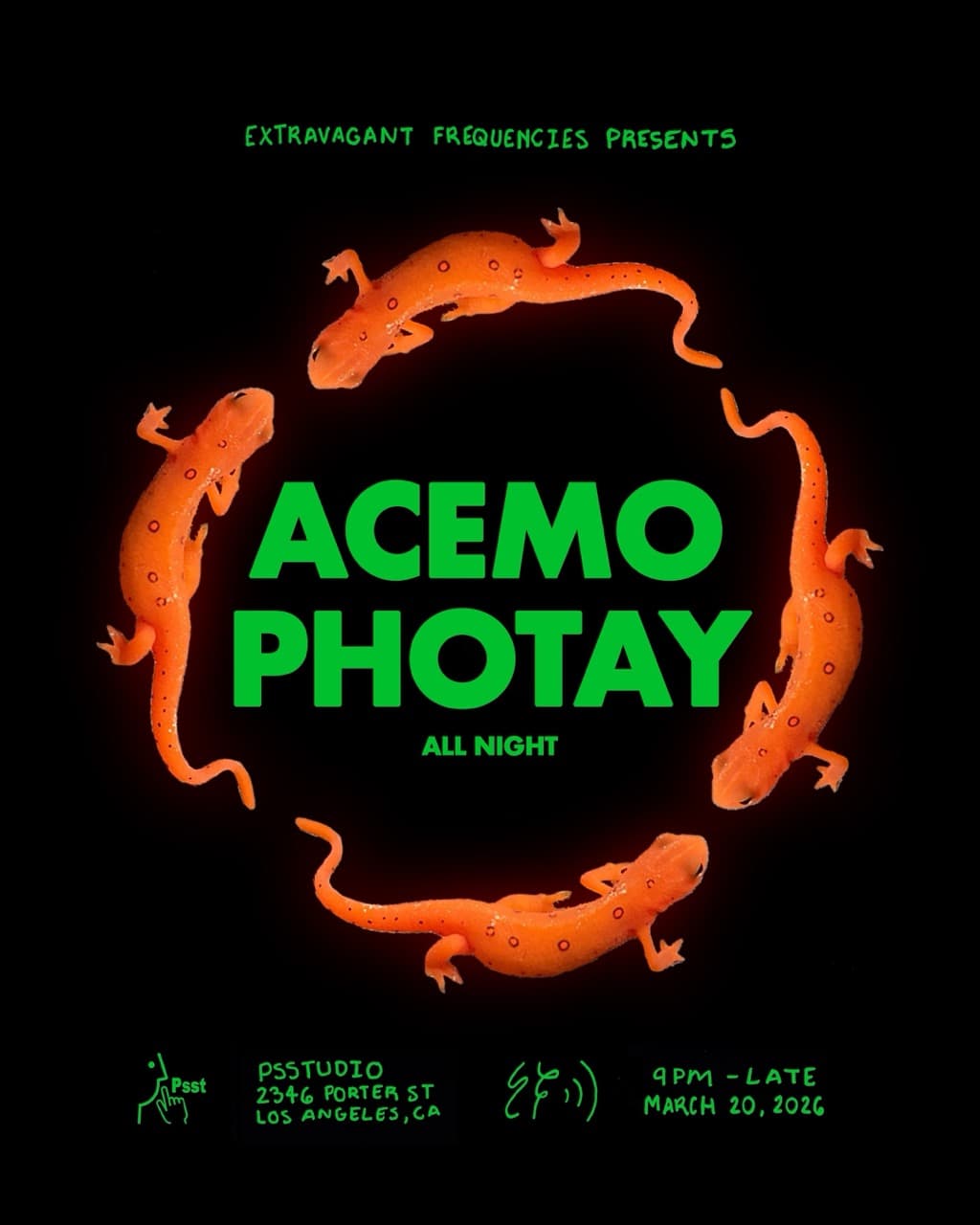 Extravagant Frequencies presents: AceMo & Photay / All Night