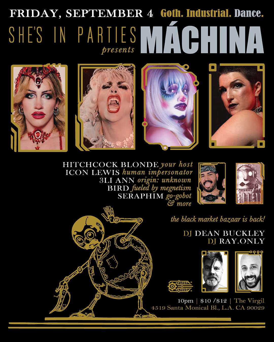 MÁCHINA by She's in Parties event