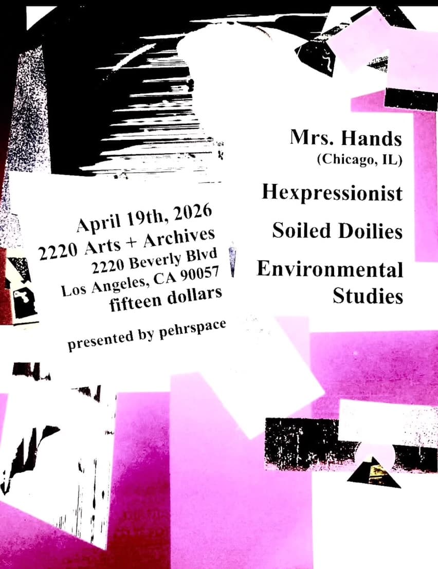 Mrs. Hands, Environmental Studies, Hexpressionist, Soiled Doilies