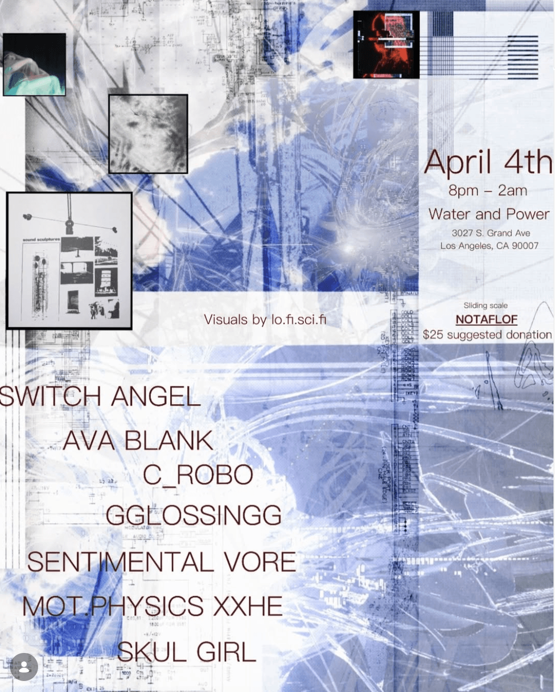 Live Coding & Experimental Live Electronic Music w/ Switch Angel, Ava Blank, C_Robo et al