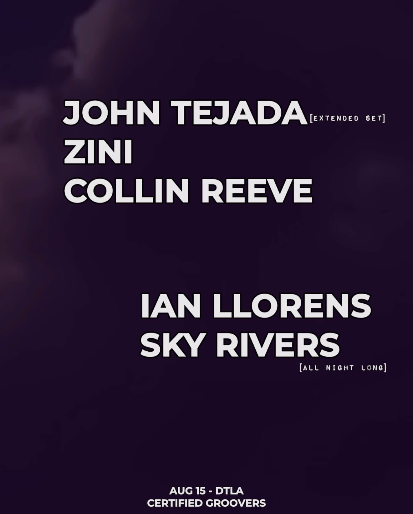 Certified Groovers: John Tejada and More