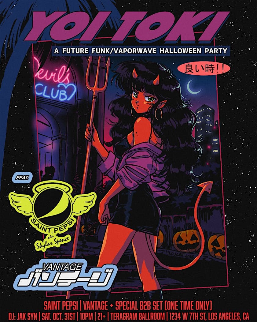 Yoi Toki: A Future Funk Halloween feat. Saint Pepsi B2B Vantage