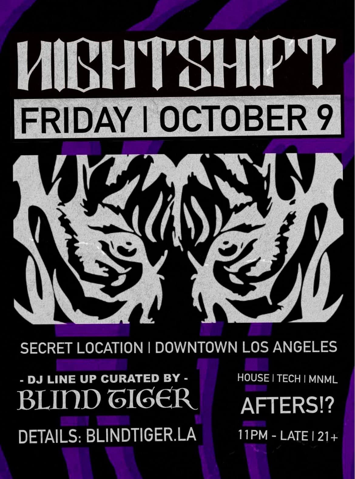 NIGHTSHIFT AFTER HOURS event