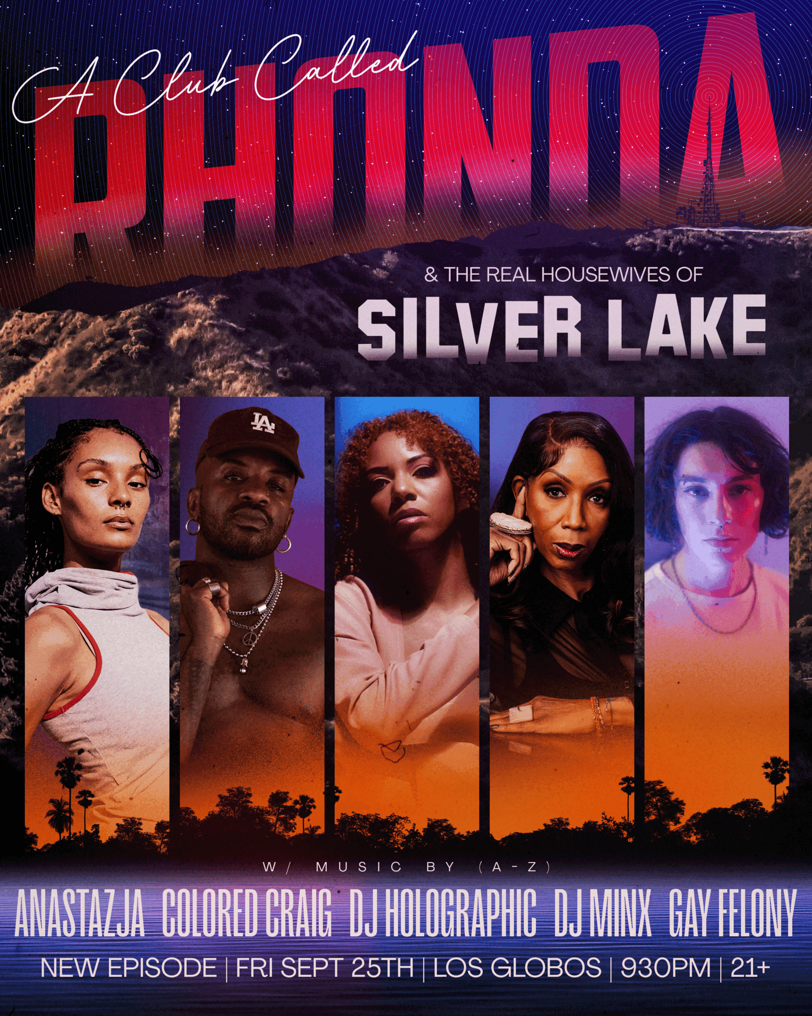 A Club Called Rhonda with DJ Minx, DJ Holographic, Anastazja, Colored Craig