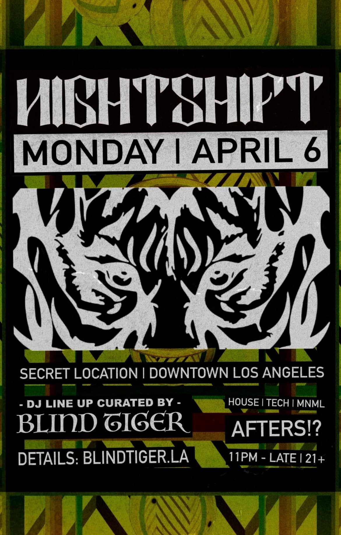 NIGHTSHIFT AFTER HOURS