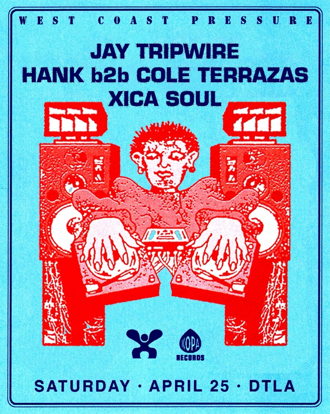 Kopa Records presents: Jay Tripwire, HANK b2b Cole Terrazas, Xica Soul