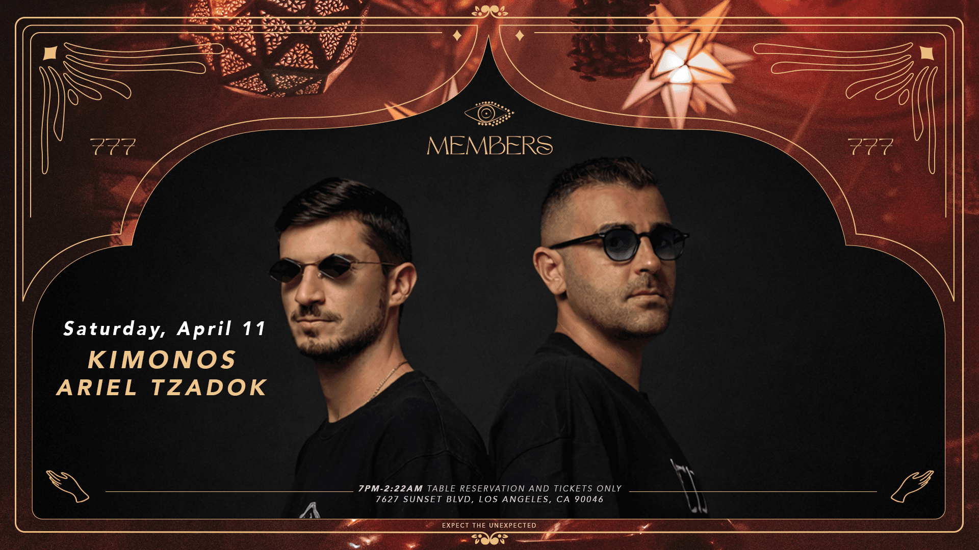 Members presents: Kimonos & Ariel Tzadok