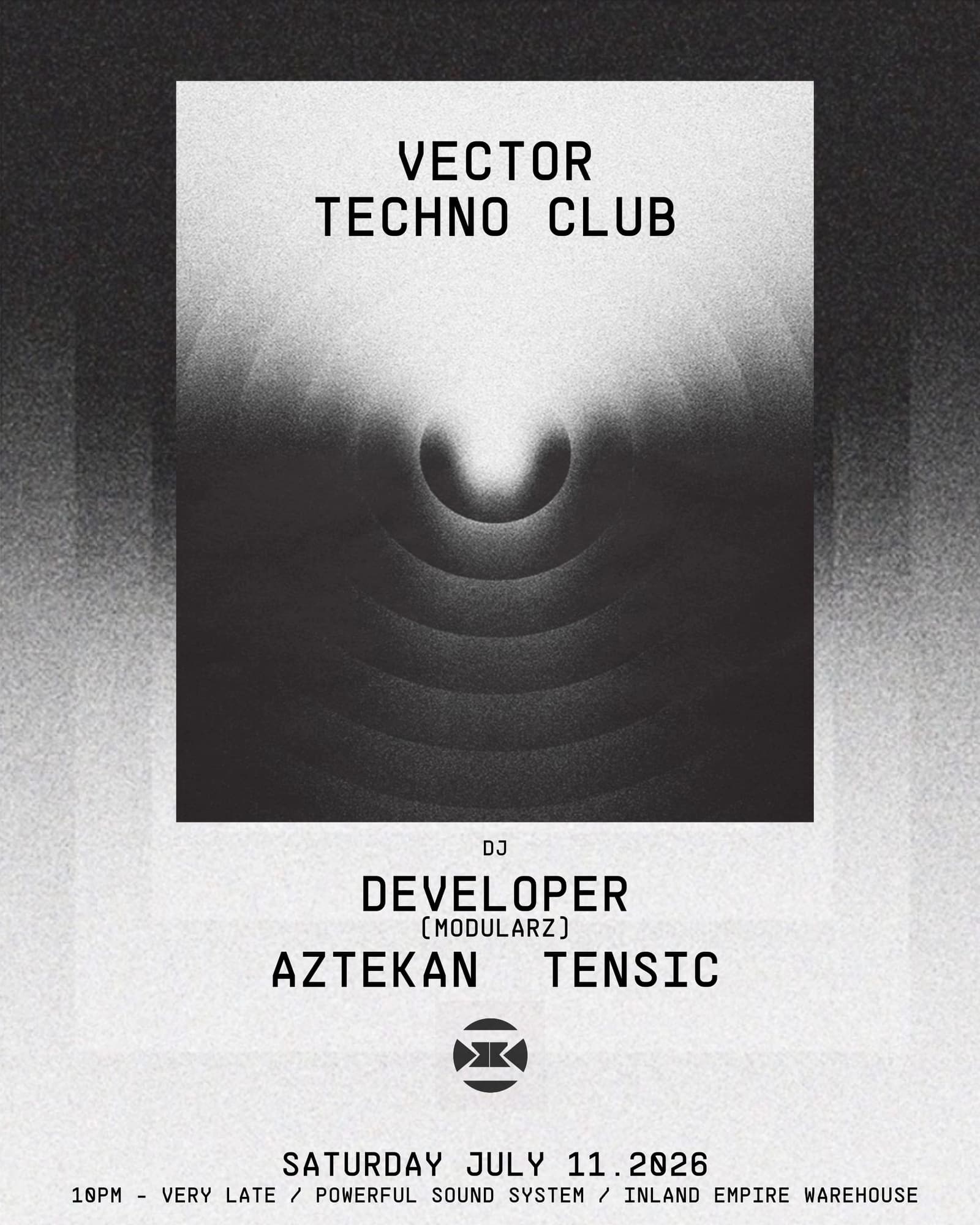 VECTOR TECHNO CLUB: Developer, Aztekan, & Tensic by Kenopsic