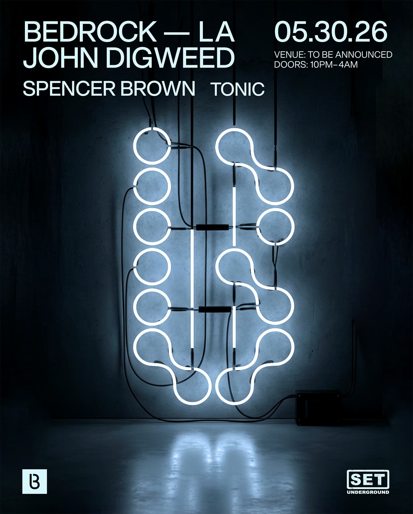 SET with John Digweed and Spencer Brown (Bedrock Party) in LA