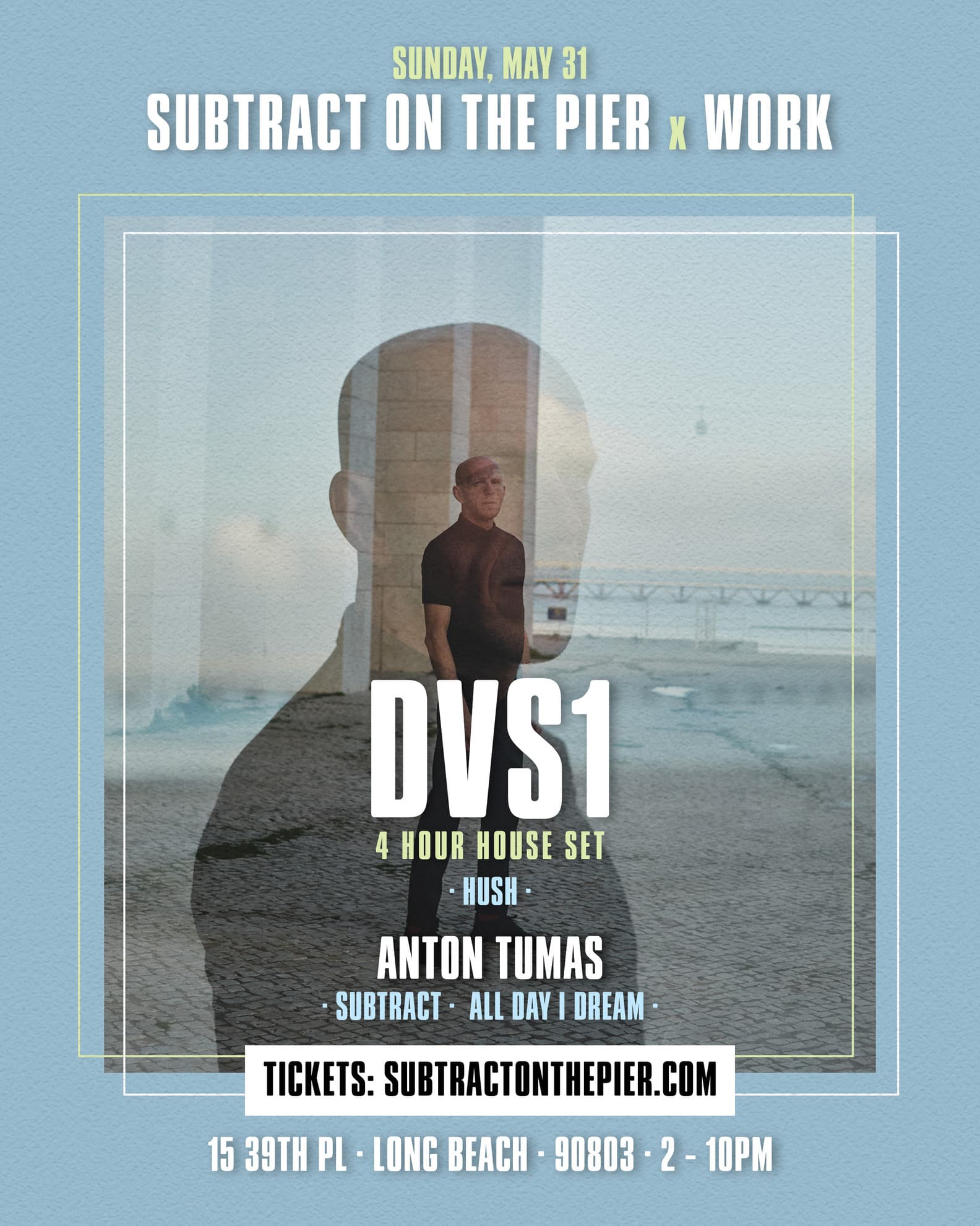Subtract On The Pier x WORK: DVS1 & Anton Tumas event