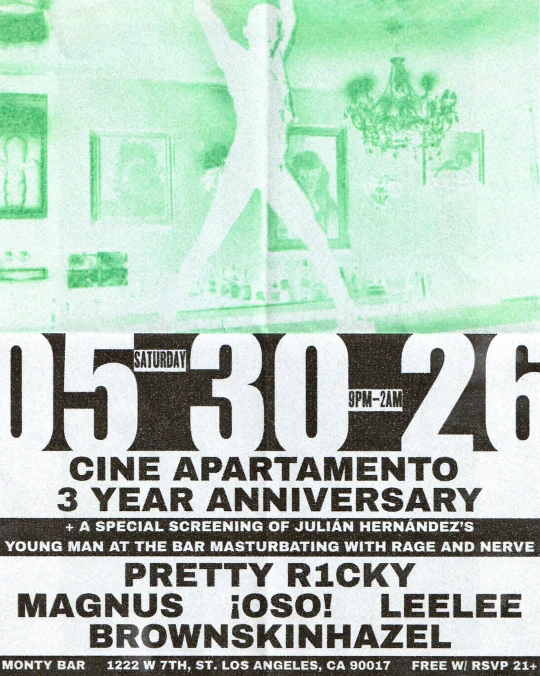 CINE APARTAMENTO: 3-Year Anniversary event