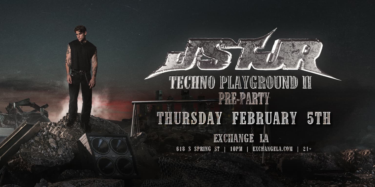 JSTJR [Techno Playground Pre-Party]