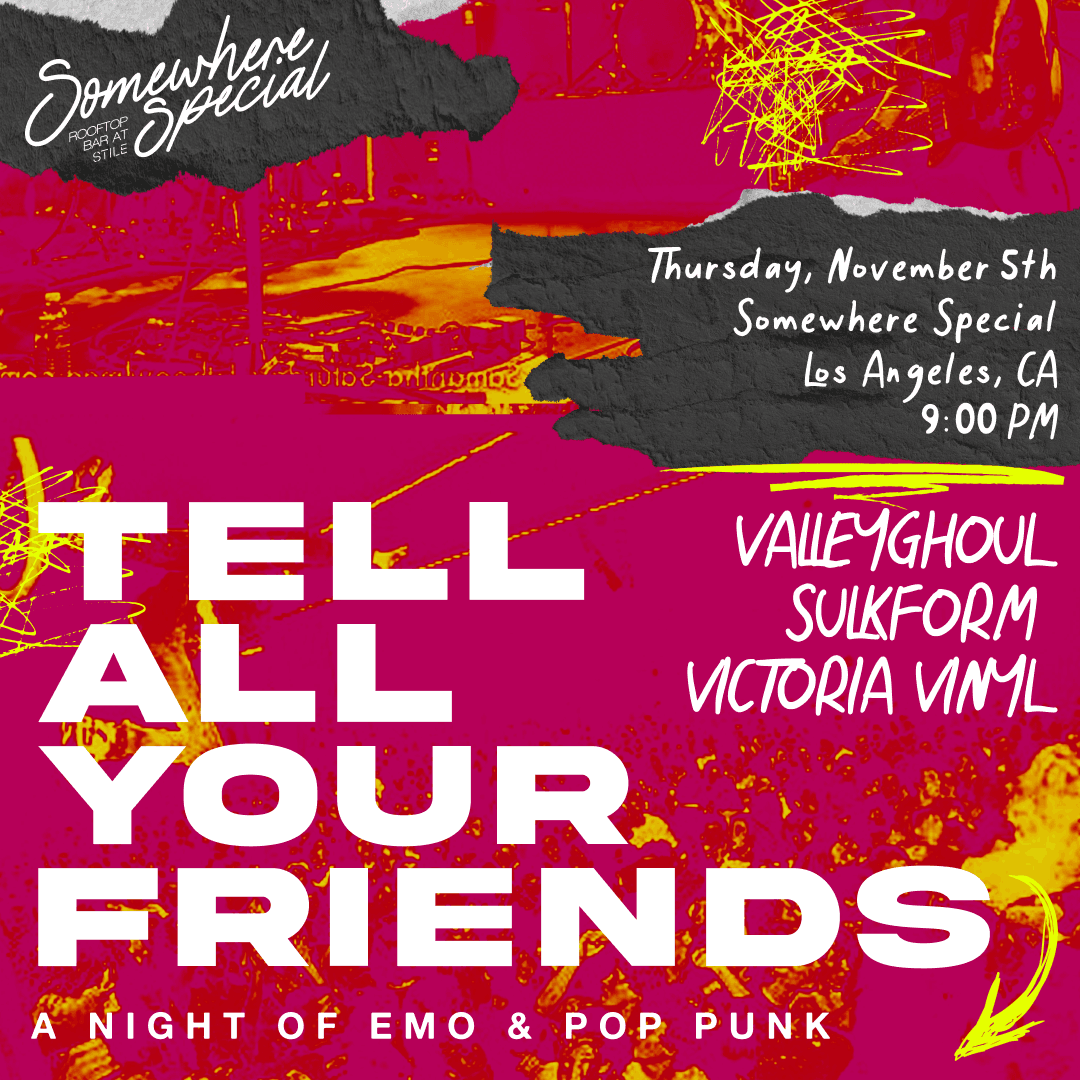 Tell All Your Friends! Emo & Pop Punk Night
