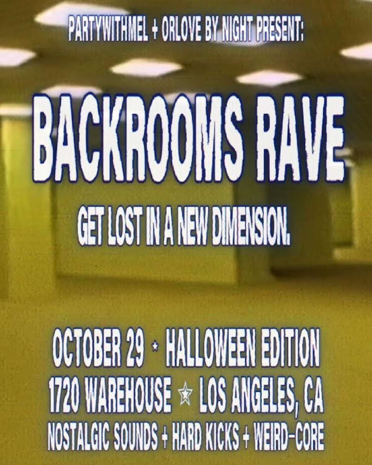 BACKROOMS RAVE [HALLOWEEN EDITION]